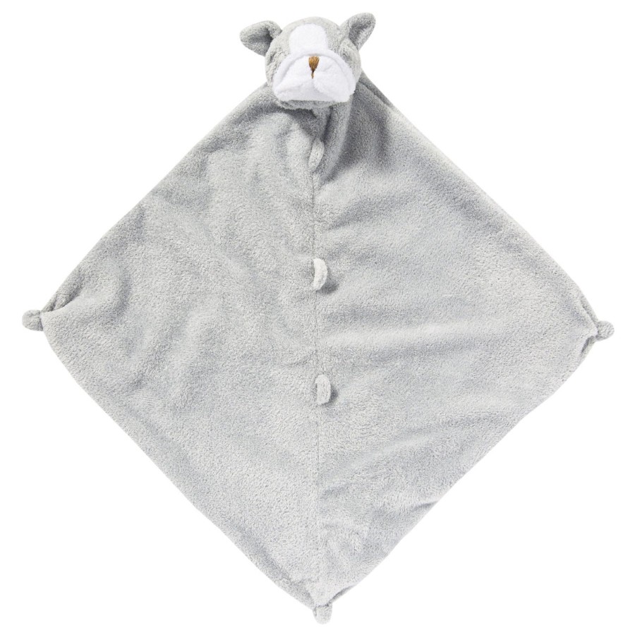 Blankies & Lovies Angel Dear | Lovie Blankie-Grey Bulldog