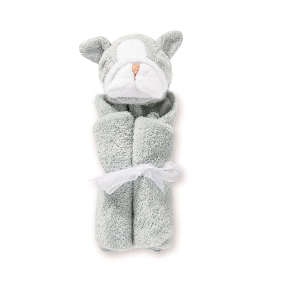 Blankies & Lovies Angel Dear | Lovie Blankie-Grey Bulldog