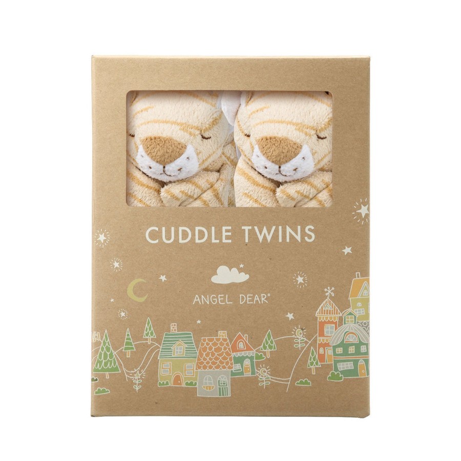 Blankies & Lovies Angel Dear | Cuddle Twins-Tiger Tan