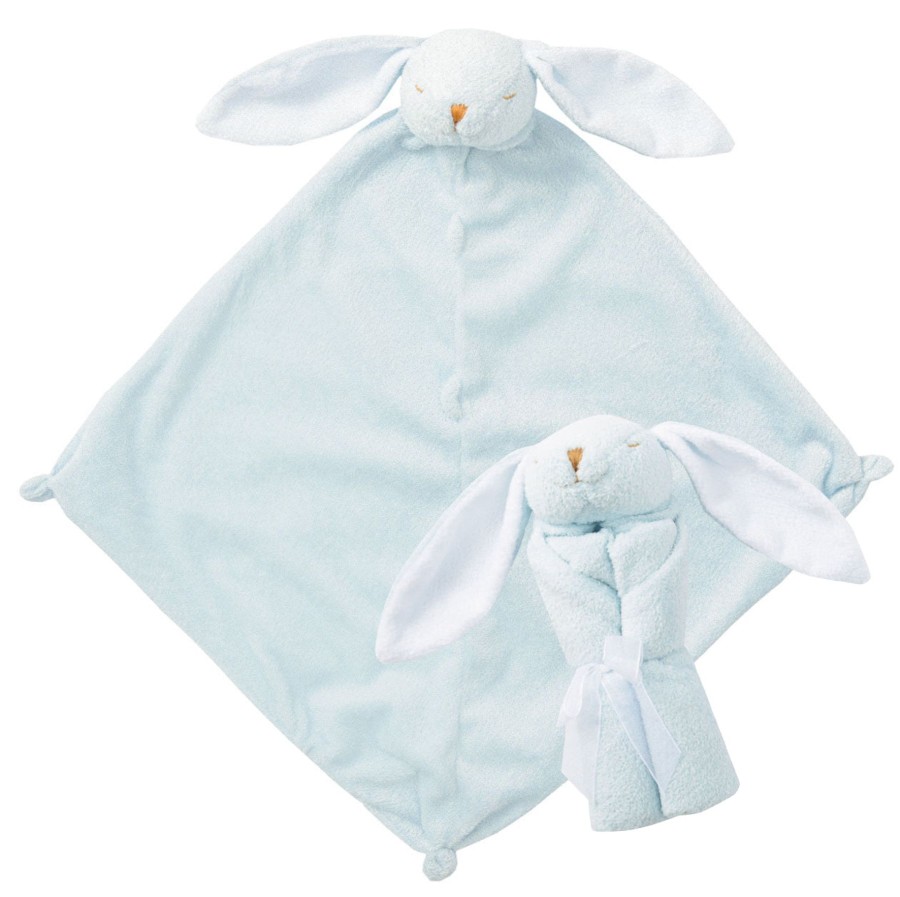 Blankies & Lovies Angel Dear | Cuddle Twins-Bunny Blue