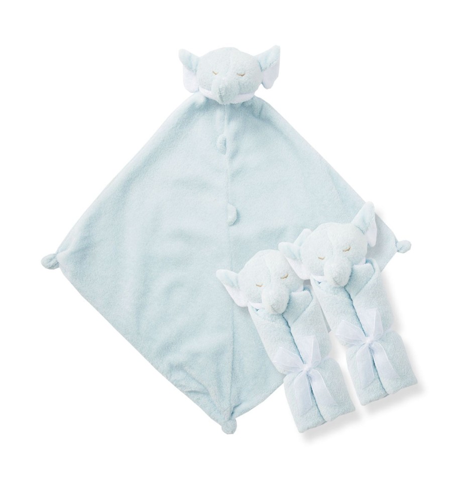 Blankies & Lovies Angel Dear | Pair And A Spare-Blue Elephant