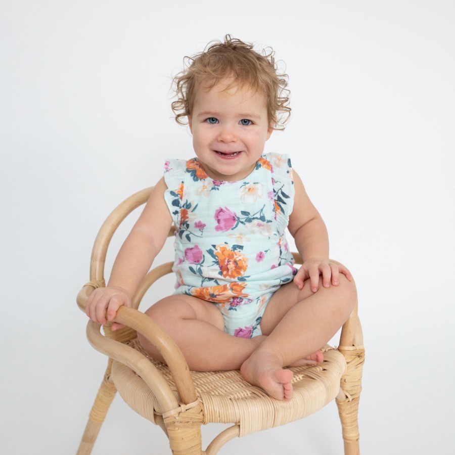 Clothing Angel Dear | Sunsuit-Soft Petals Floral