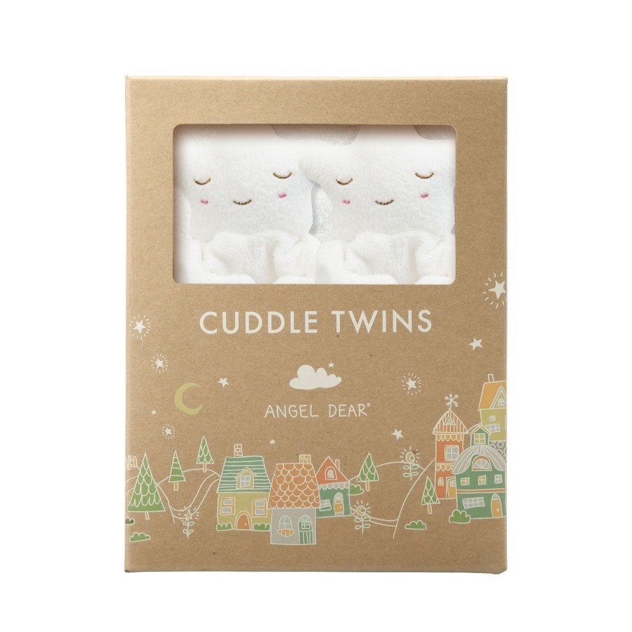 Blankies & Lovies Angel Dear | Cuddle Twins-White Star