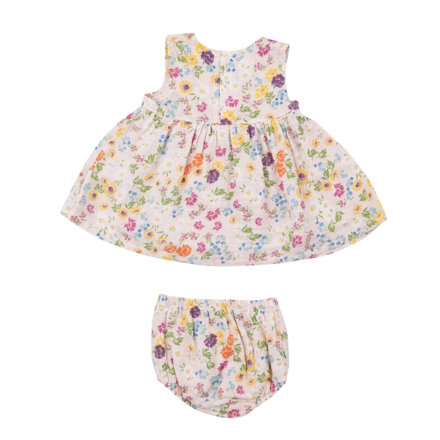 Clothing Angel Dear | Kimono Dress & Bloomer-Cheery Mix Floral