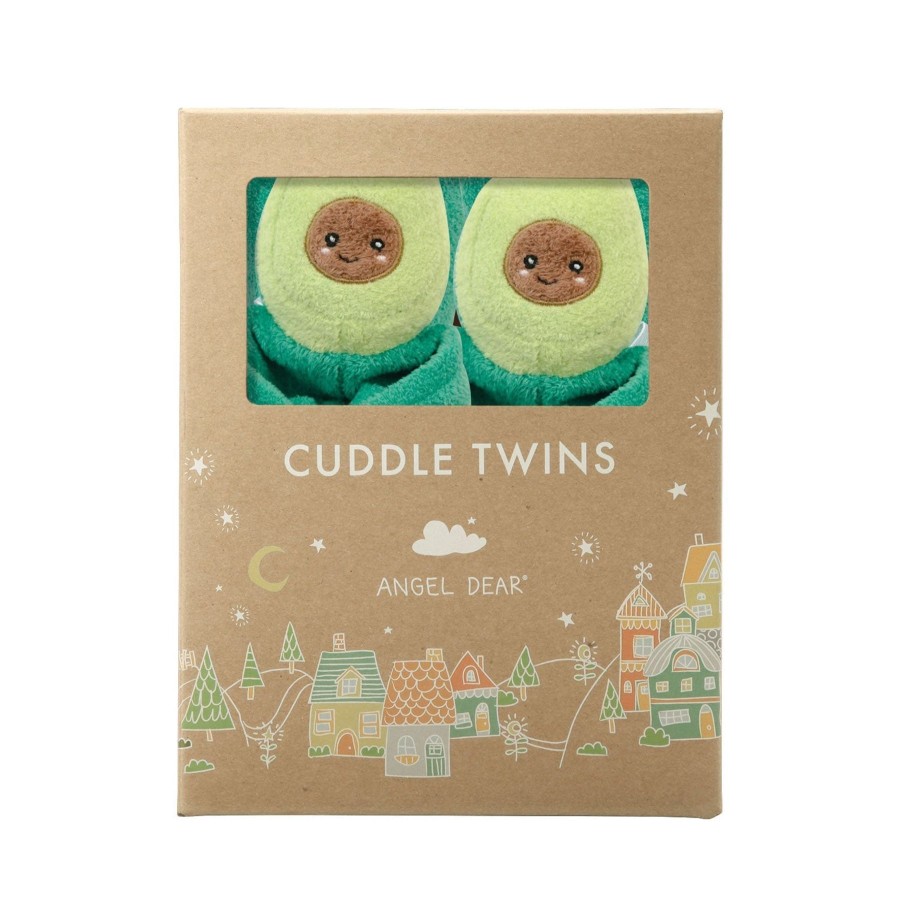 Blankies & Lovies Angel Dear | Cuddle Twins-Avocado