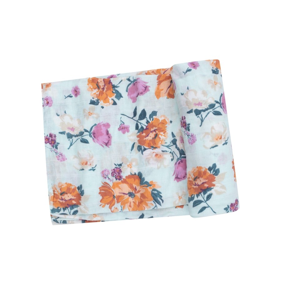 Accessories Angel Dear | Swaddle Blanket-Soft Petals Floral