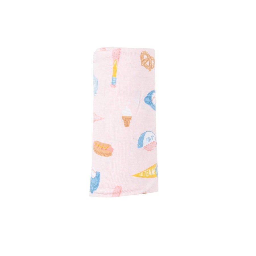 Accessories Angel Dear | Swaddle Blanket-Softball