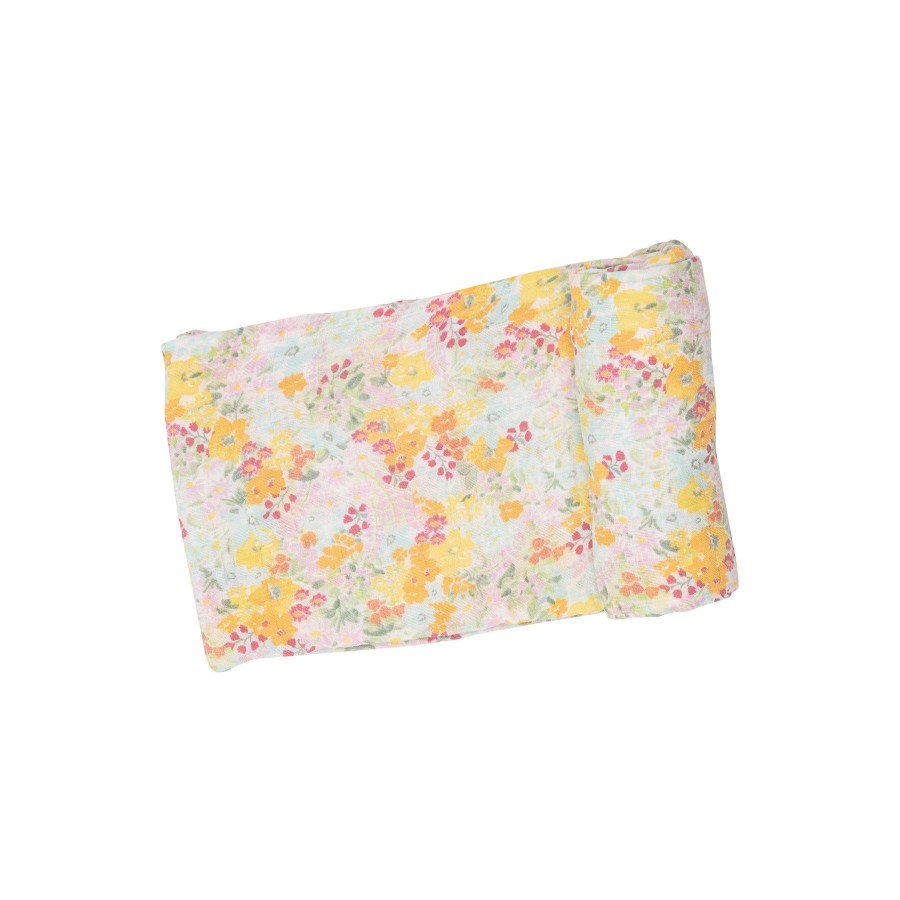 Accessories Angel Dear | Swaddle Blanket-Spring Meadow