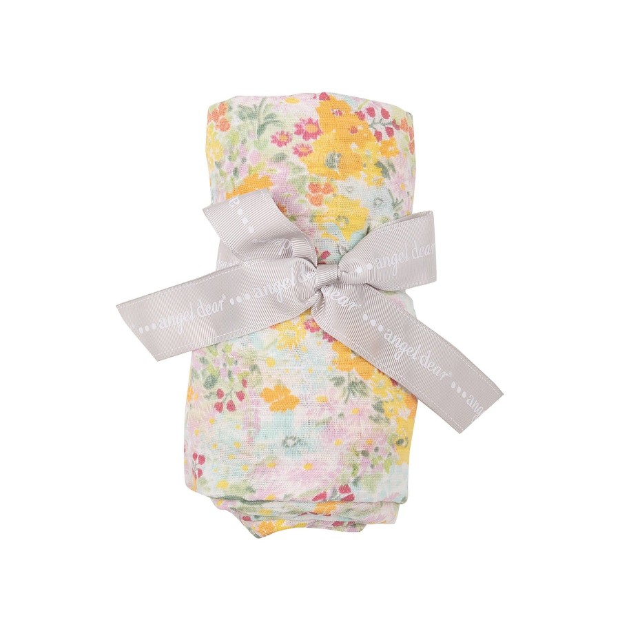 Accessories Angel Dear | Swaddle Blanket-Spring Meadow