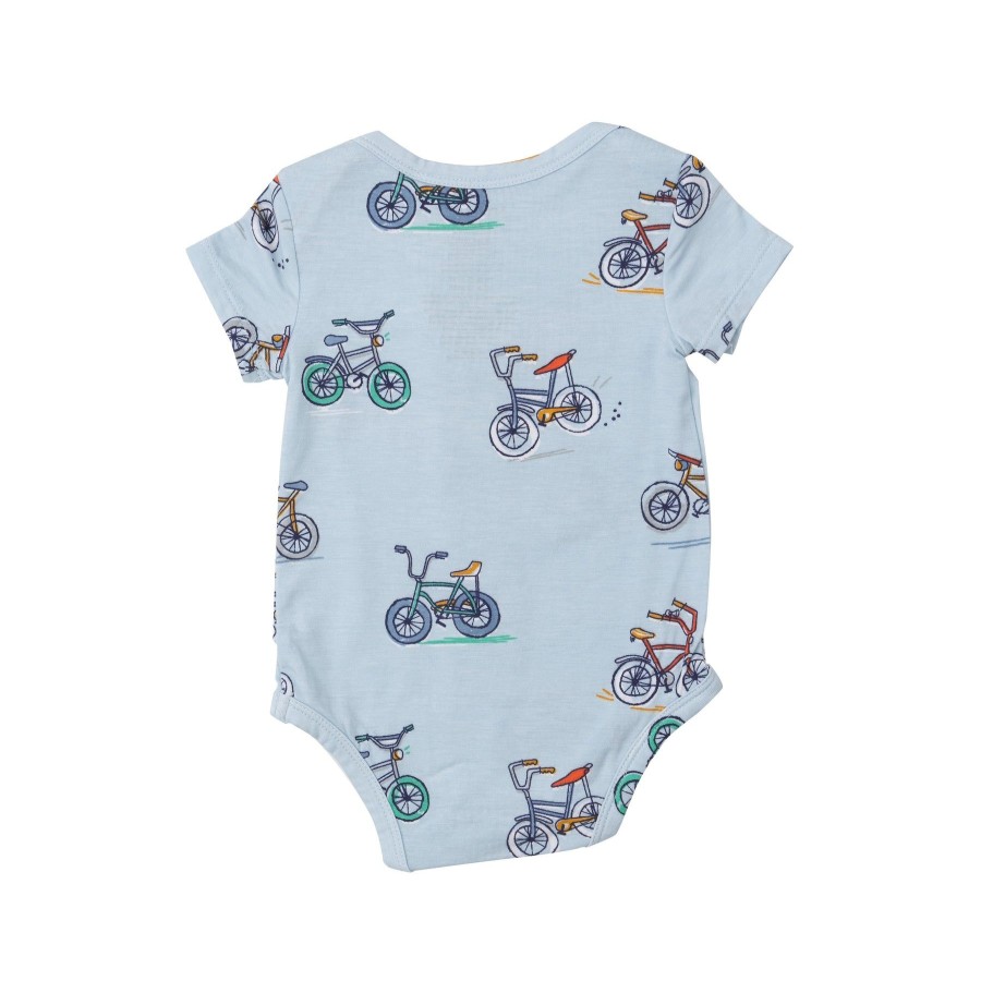 Clothing Angel Dear | Bodysuit-Bikes Blue