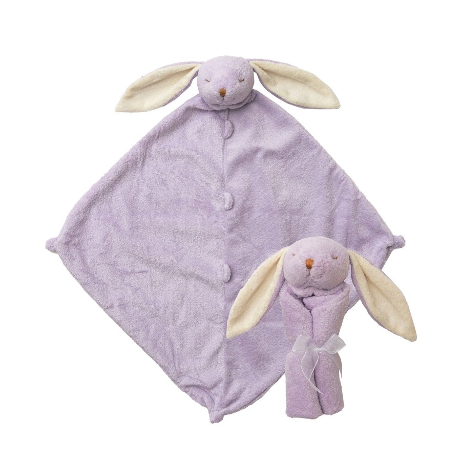 Blankies & Lovies Angel Dear | Cuddle Twins-Lavender Bunny