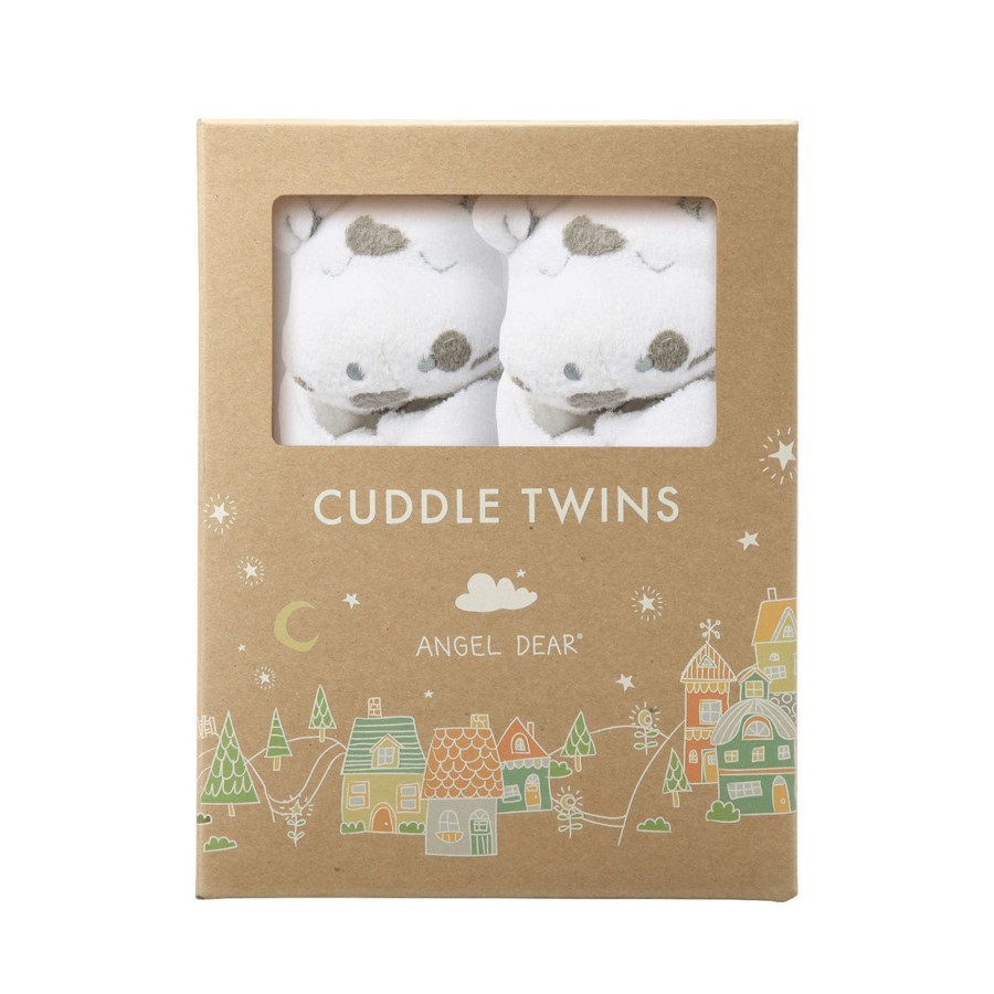 Blankies & Lovies Angel Dear | Cuddle Twins-Cow