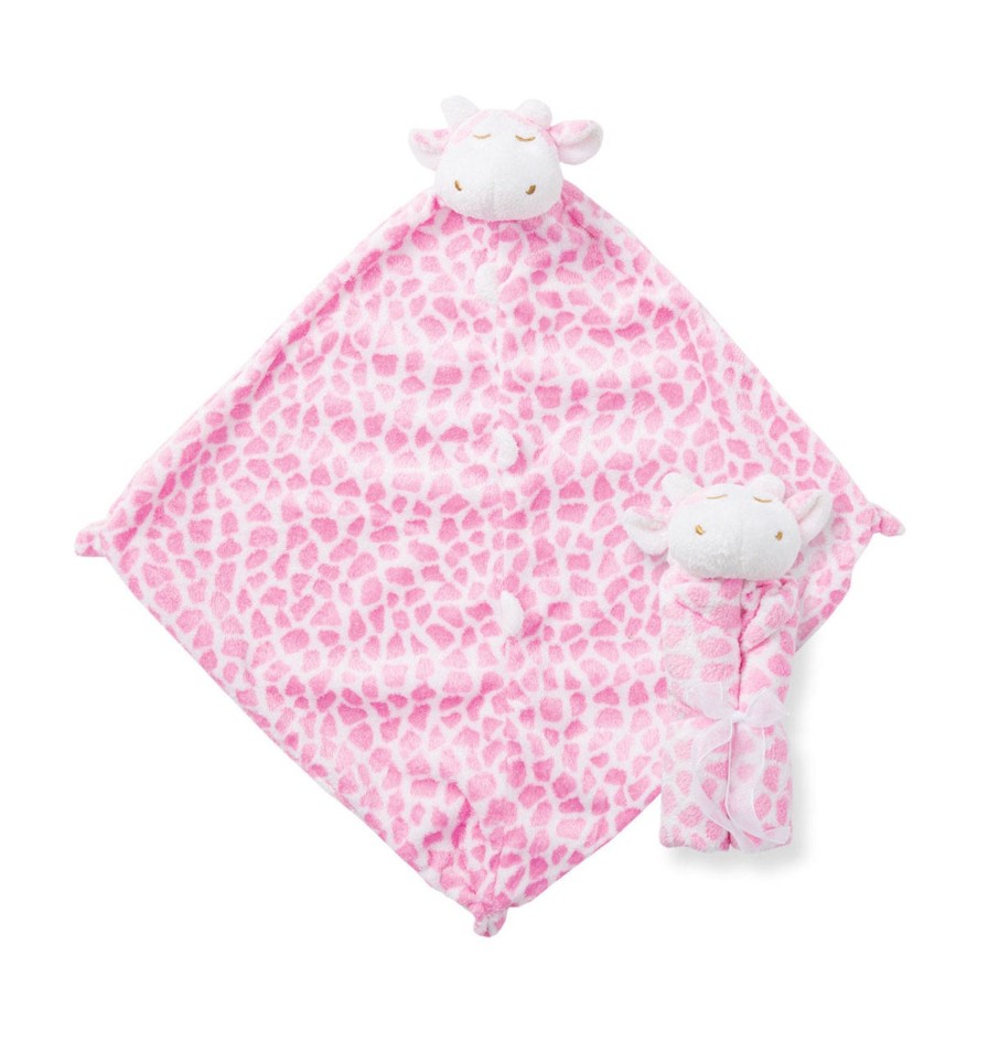 Blankies & Lovies Angel Dear | Cuddle Twins-Giraffe Pink