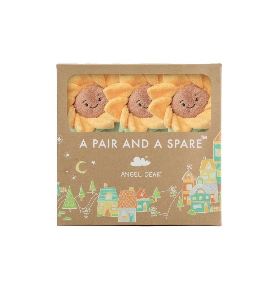 Blankies & Lovies Angel Dear | Pair And A Spare-Sunflower