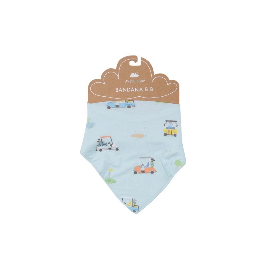 Accessories Angel Dear | Bandana Bib-Golf Carts Blue