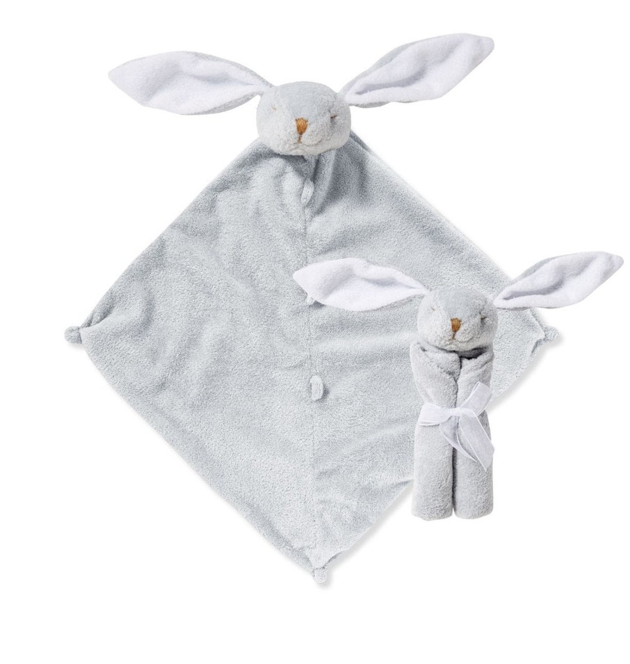 Blankies & Lovies Angel Dear | Cuddle Twins-Grey Bunny