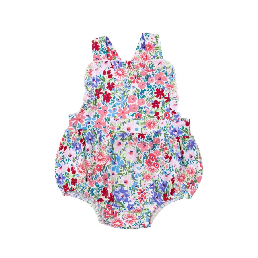 Clothing Angel Dear | Ruffle Bubble-London Floral