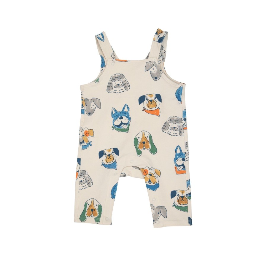 Clothing Angel Dear | French Terry Overalls-Furry Friends