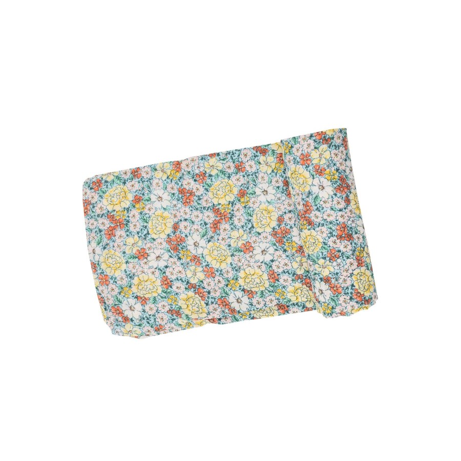 Accessories Angel Dear | Swaddle Blanket-Golden Peony Floral