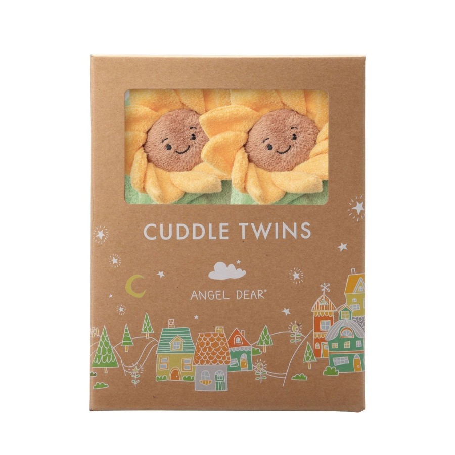 Blankies & Lovies Angel Dear | Cuddle Twins-Sunflower