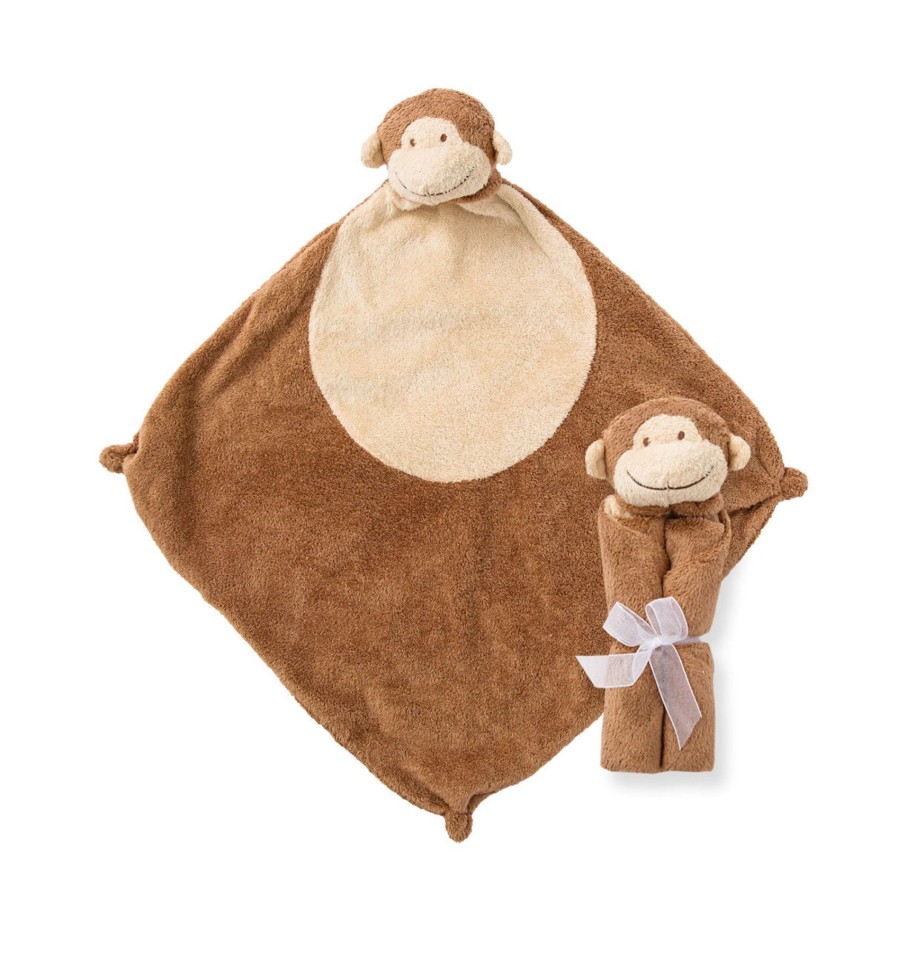 Blankies & Lovies Angel Dear | Cuddle Twins-Monkey Brown