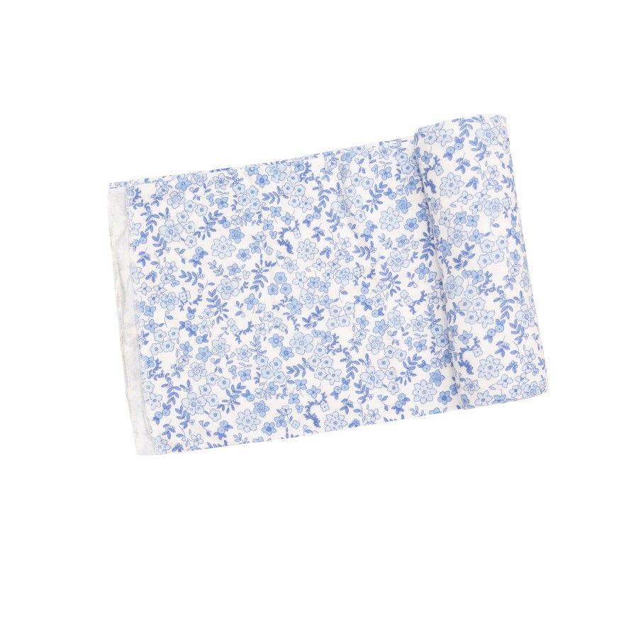 Accessories Angel Dear | Swaddle Blanket-Blue Calico Floral