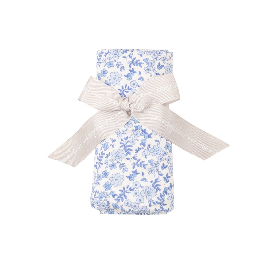 Accessories Angel Dear | Swaddle Blanket-Blue Calico Floral