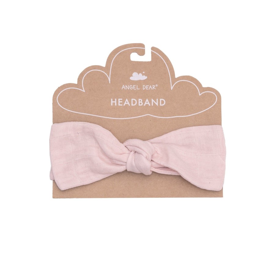 Accessories Angel Dear | Headband-Solid Muslin Ballet Slipper