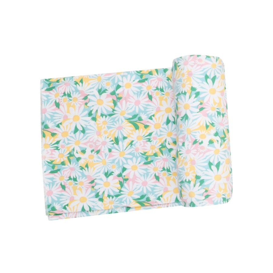 Accessories Angel Dear | Swaddle Blanket-Color Fill Daisies