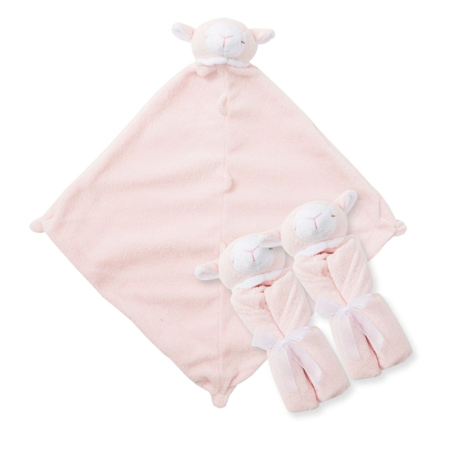 Blankies & Lovies Angel Dear | Pair And A Spare-Pink Lamb