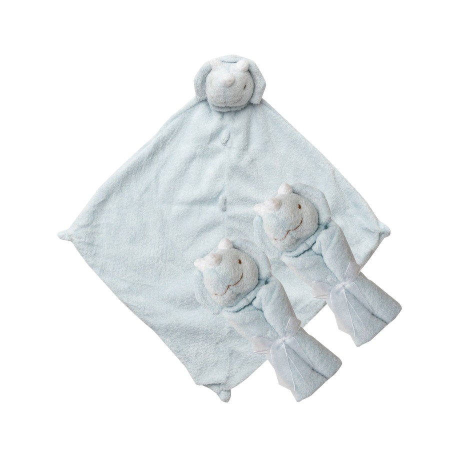 Blankies & Lovies Angel Dear | Pair And A Spare-Blue Dino