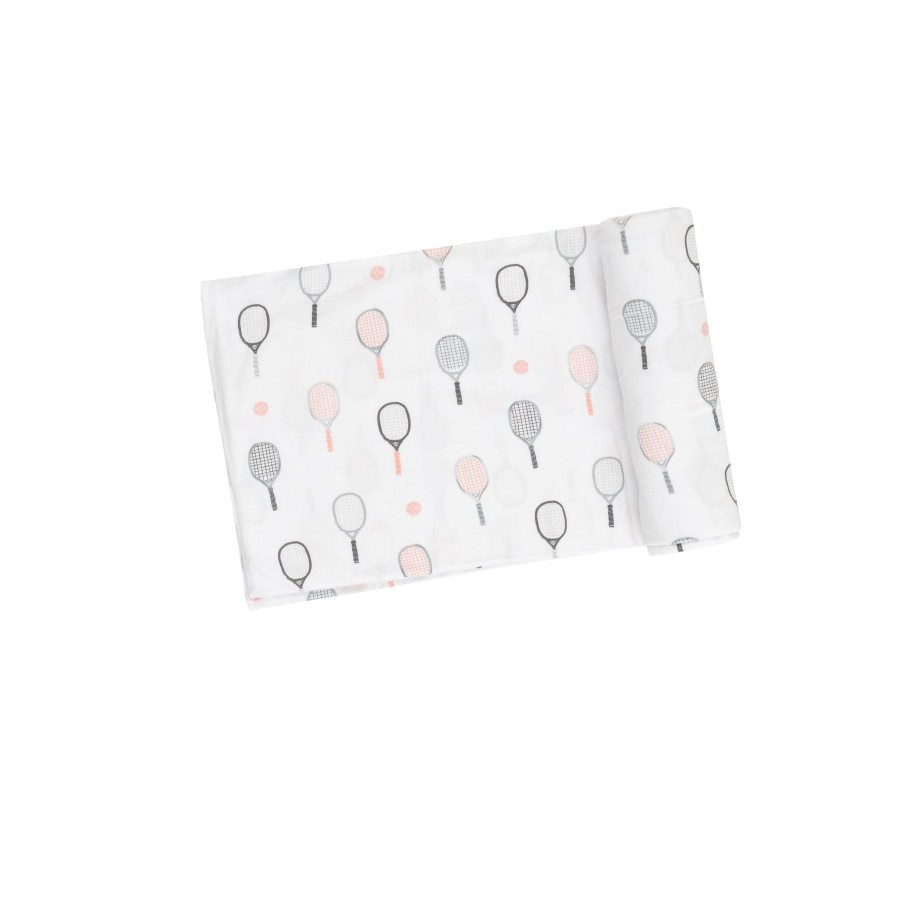 Accessories Angel Dear | Swaddle Blanket-Tennis Pink