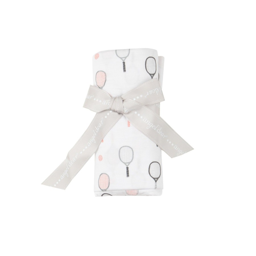 Accessories Angel Dear | Swaddle Blanket-Tennis Pink