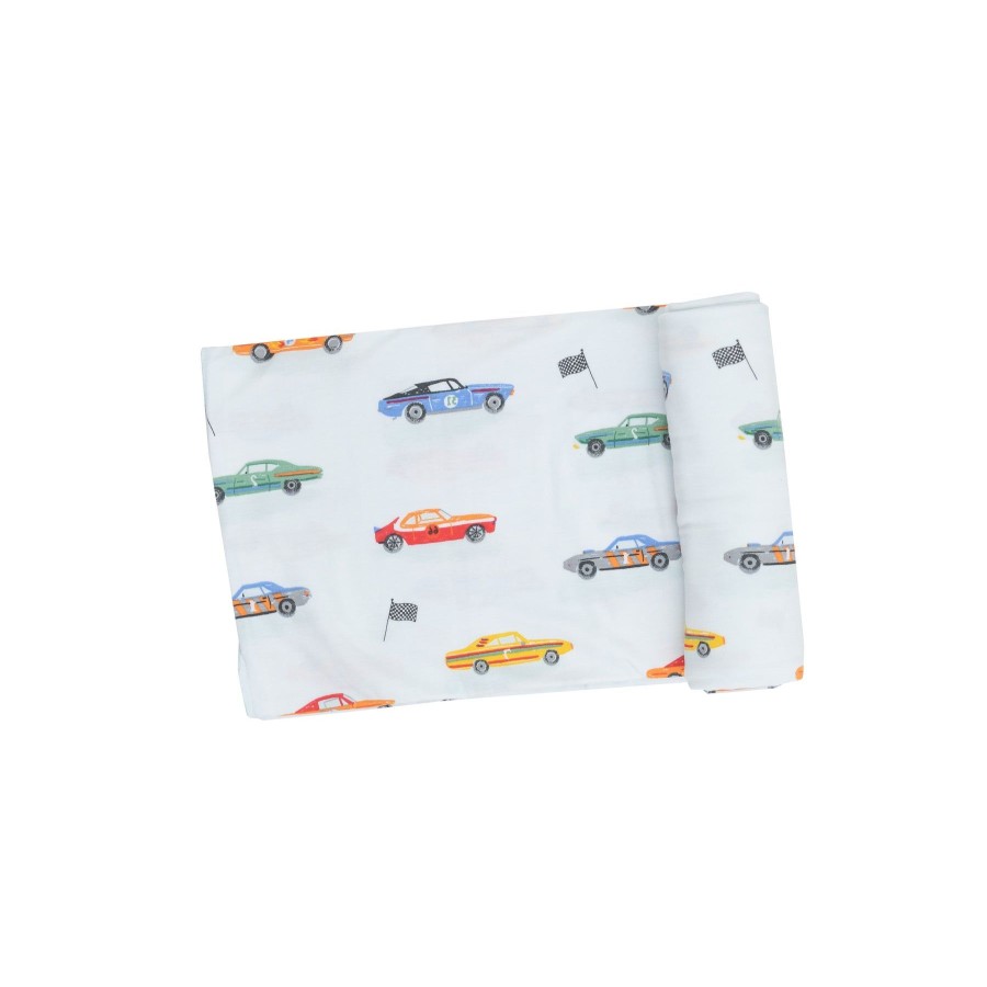 Accessories Angel Dear | Swaddle Blanket-Muscle Cars