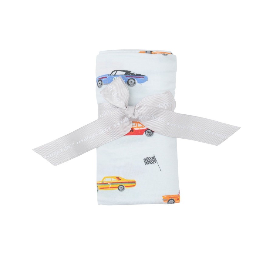 Accessories Angel Dear | Swaddle Blanket-Muscle Cars