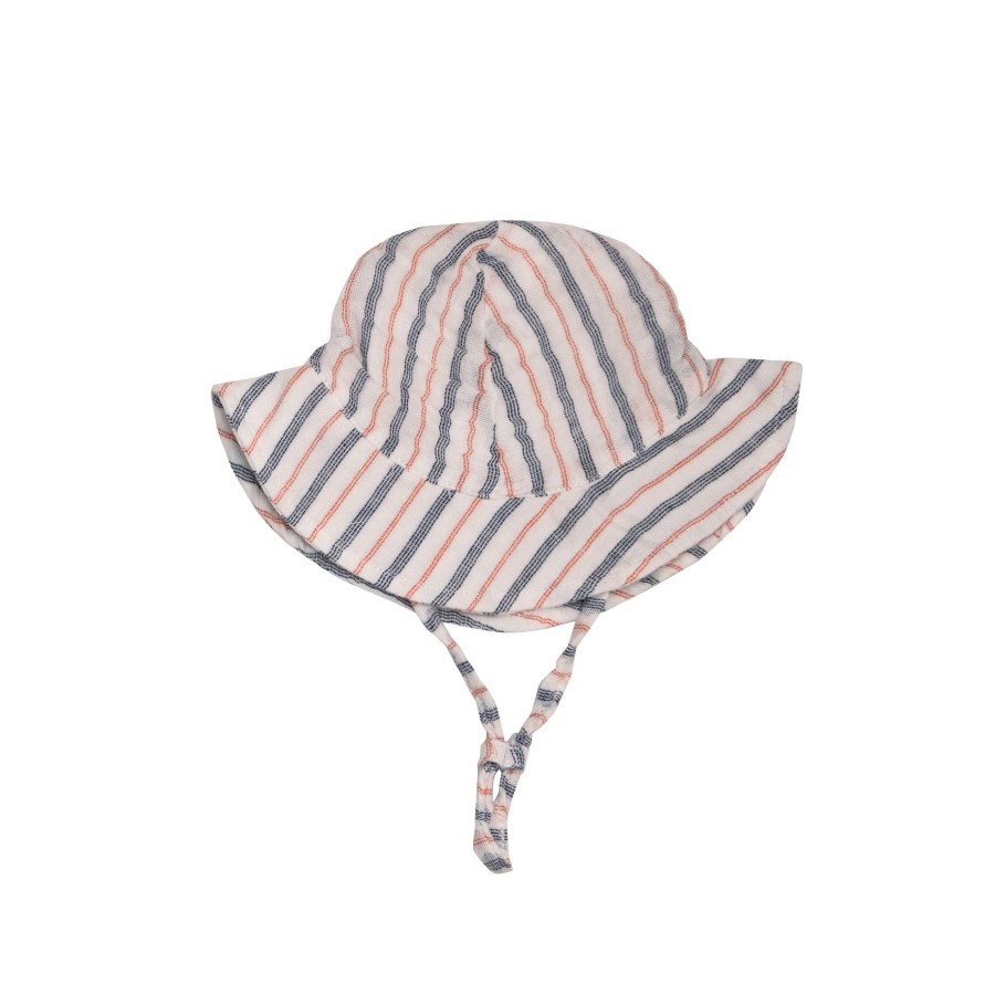 Accessories Angel Dear | Sunhat-Nautical Ticking Stripe