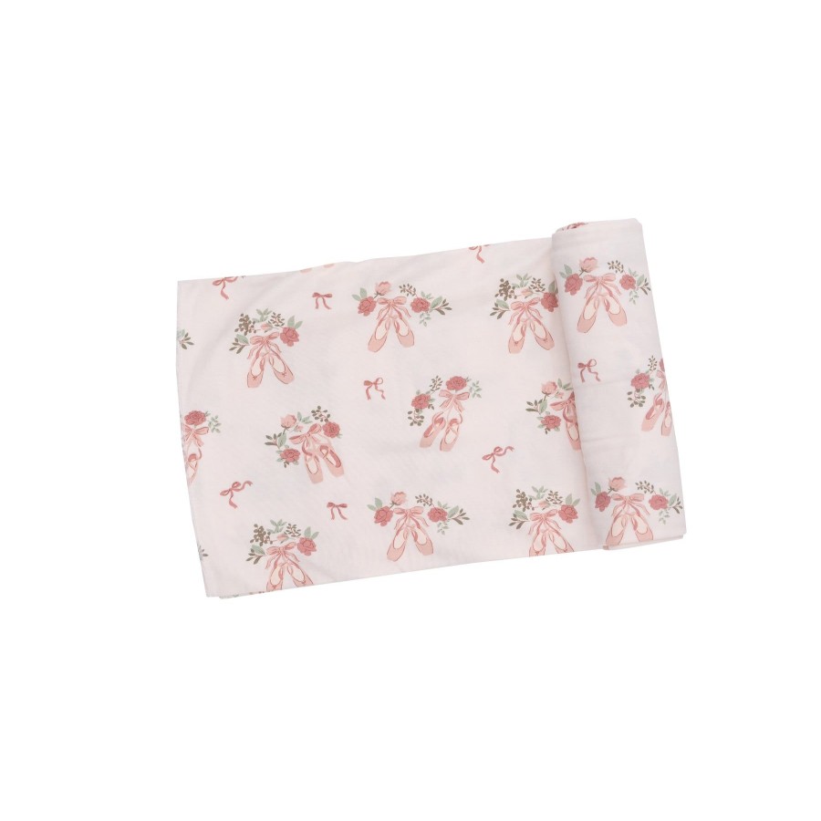 Accessories Angel Dear | Swaddle Blanket-Ballet Shoes