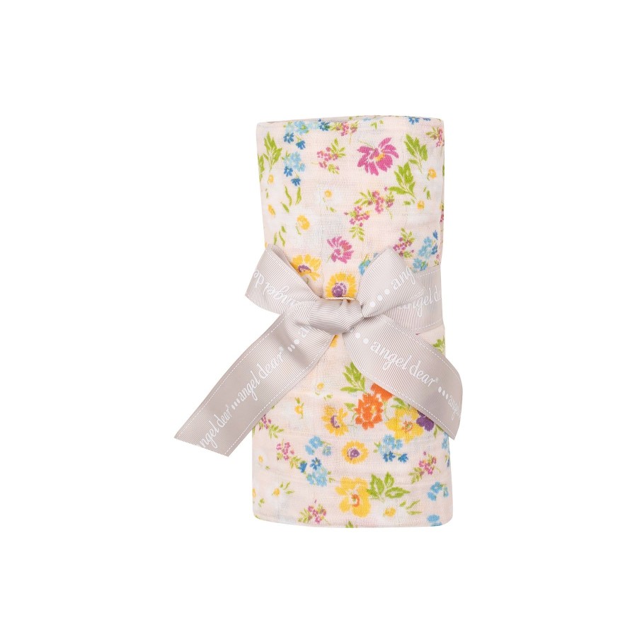 Accessories Angel Dear | Swaddle Blanket-Cheery Mix Floral