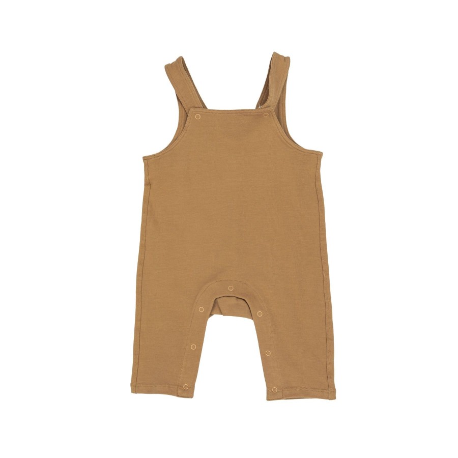 Clothing Angel Dear | French Terry Overalls-Pale Gold