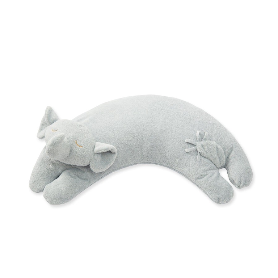 Accessories Angel Dear | Curved Pillow-Grey Elephant