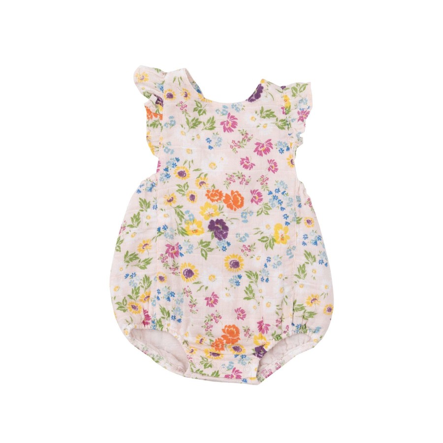 Clothing Angel Dear | Sunsuit-Cheery Mix Floral