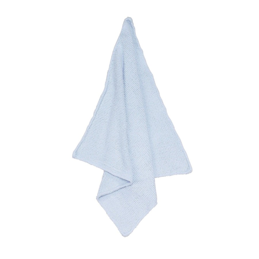 Blankies & Lovies Angel Dear | Chenille Blanket-Light Blue