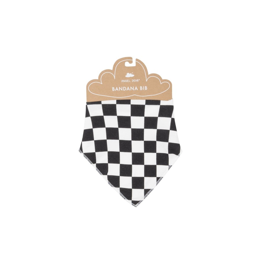 Accessories Angel Dear | Bandana Bib-Checkerboard