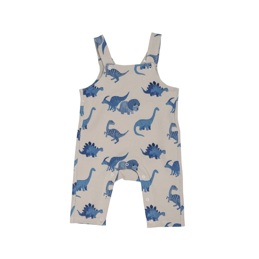 Clothing Angel Dear | French Terry Overalls-Dino French Terry