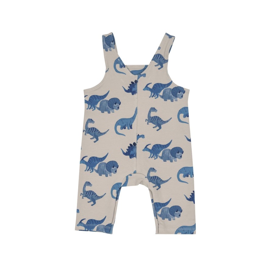 Clothing Angel Dear | French Terry Overalls-Dino French Terry