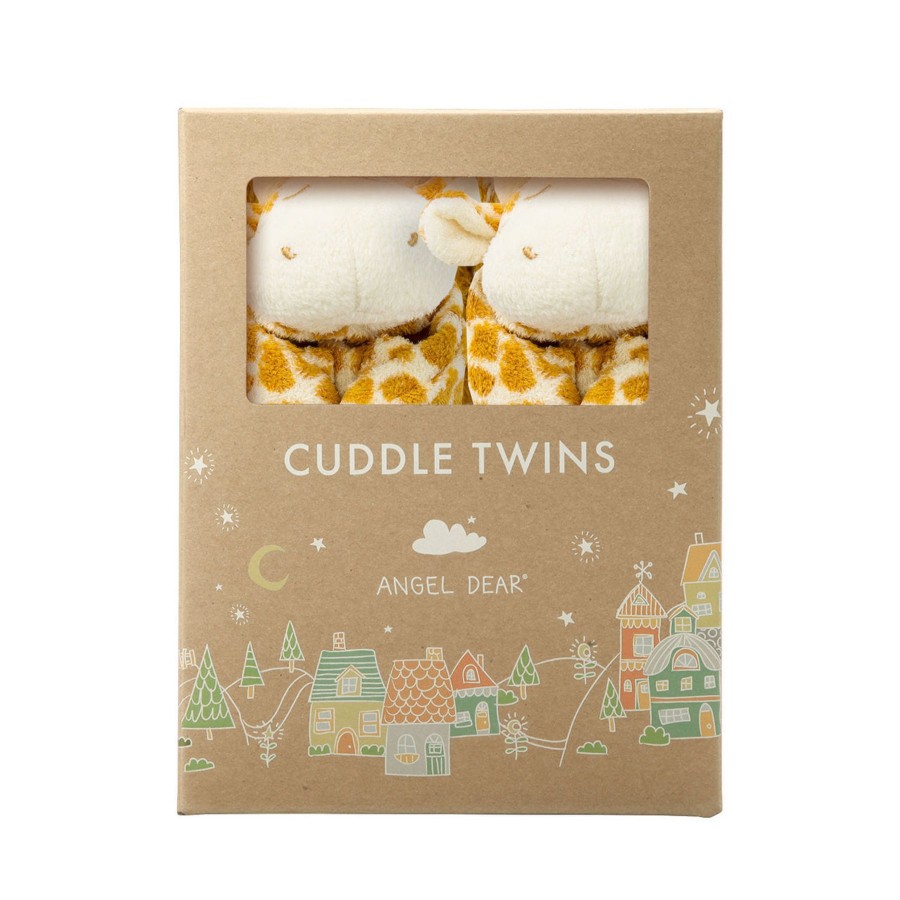 Blankies & Lovies Angel Dear | Cuddle Twins-Giraffe Tan